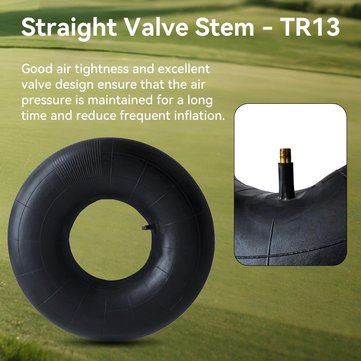 19x7-8 Heavy Duty Inner Tube with TR13 E128101