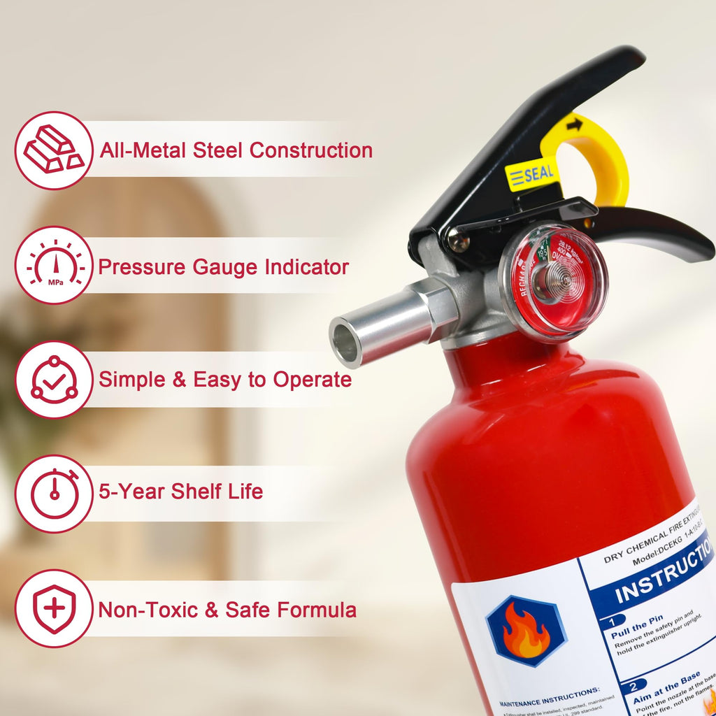 2.5lb Multi-Class Dry Powder Fire Extinguisher B586