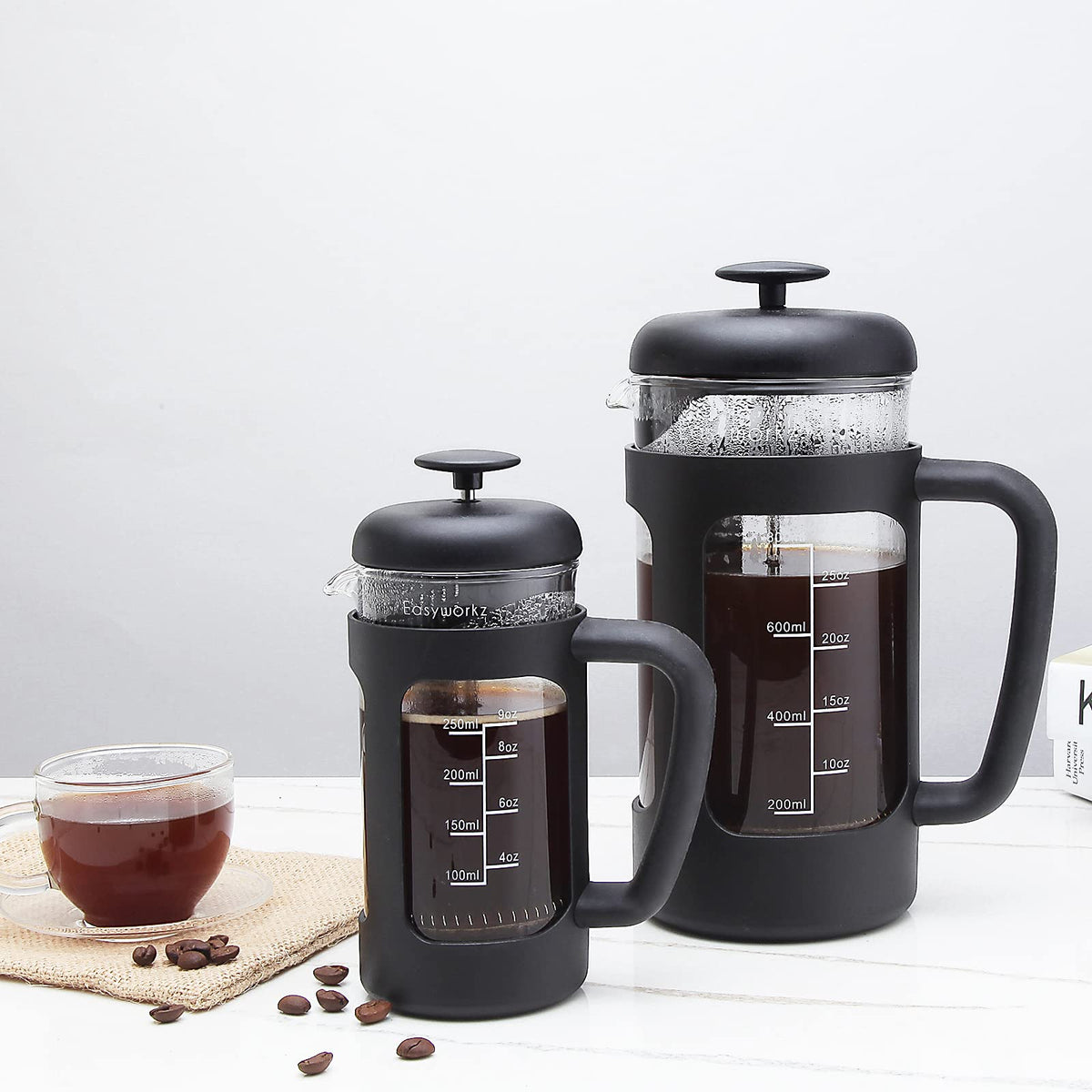 12 oz Borosilicate Glass French Press T216