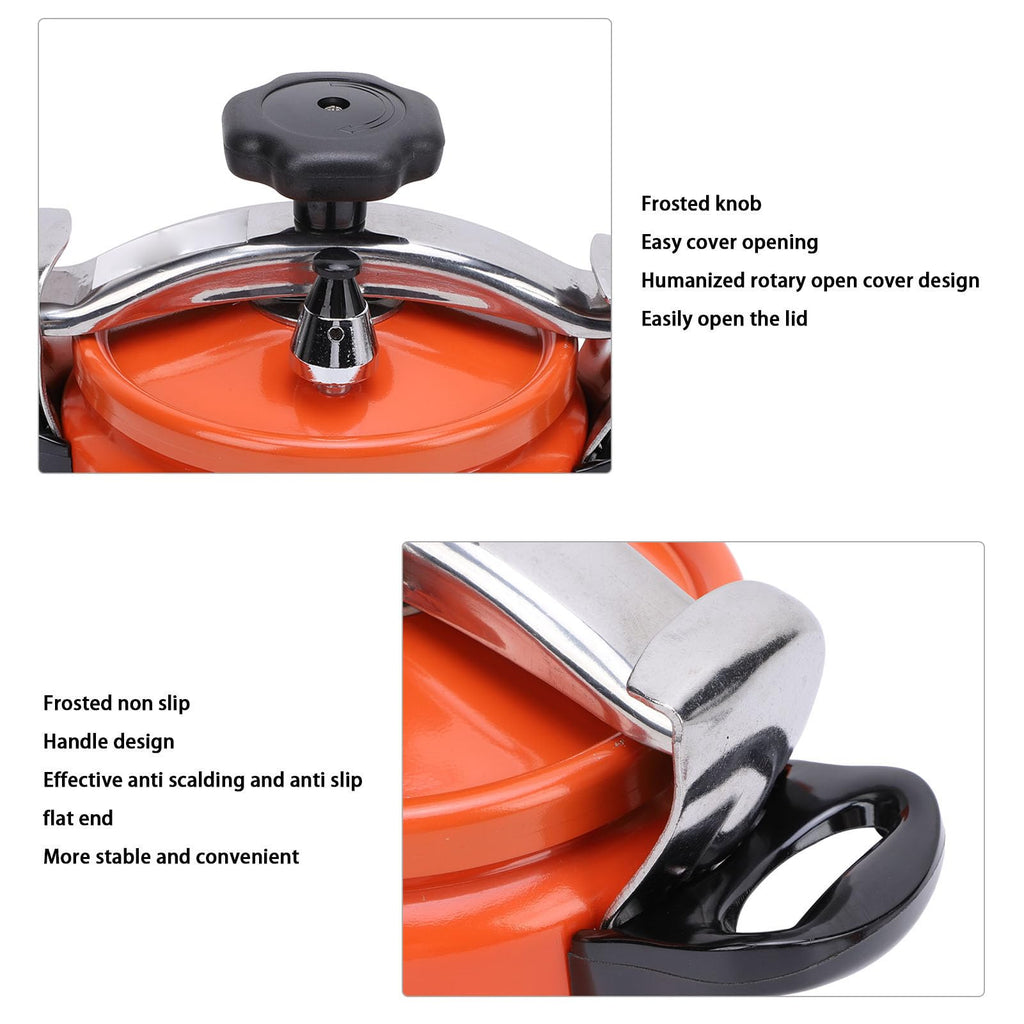 Aluminum Alloy Pressure Cooker with Double Bottom 2L K5533