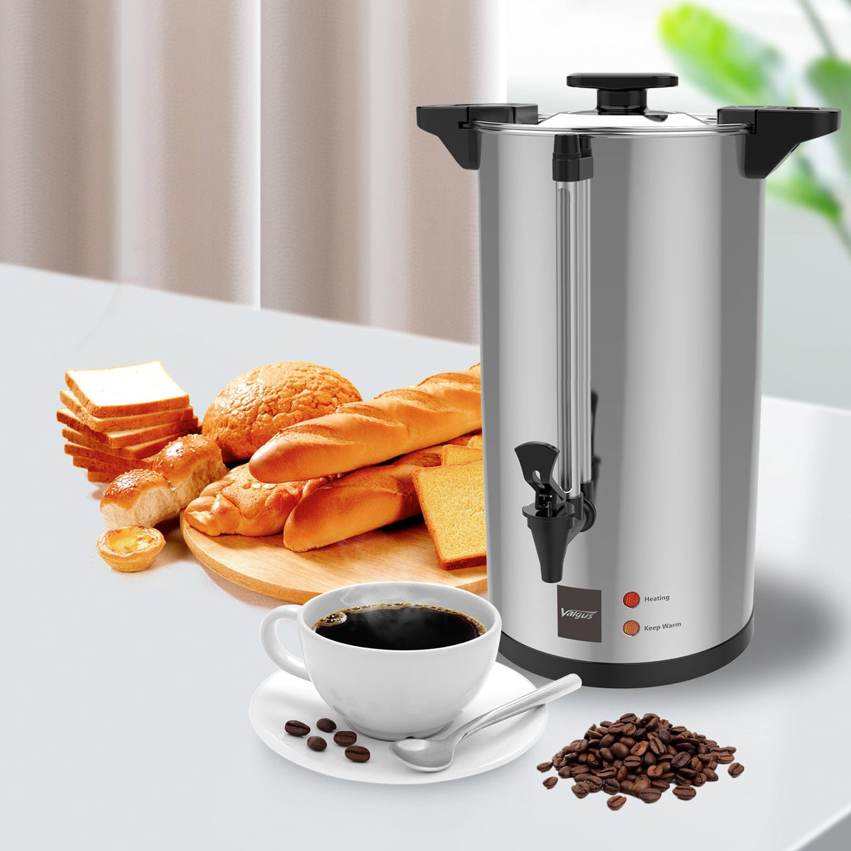 12L Electric Commercial Coffee Urn, 80 Cup B21056