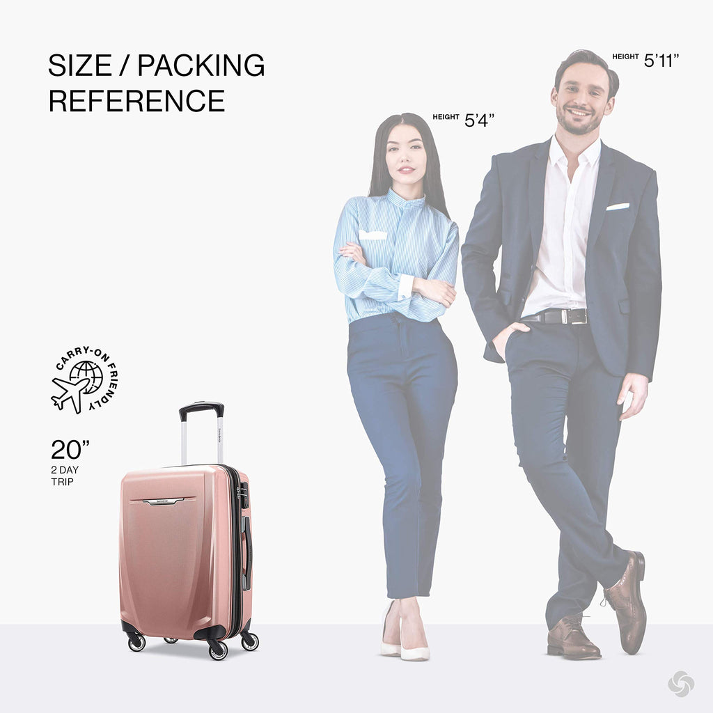 Hardside Carry-On 20-Inch Luggage with Spinners I1922