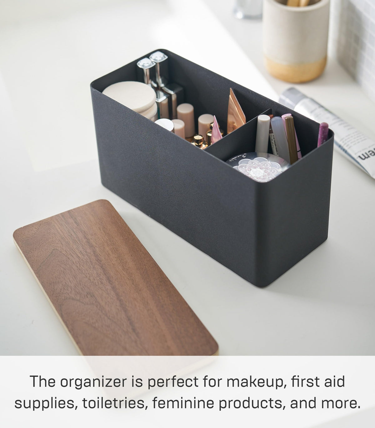 Countertop Organizer Metal Steel Wood J461680