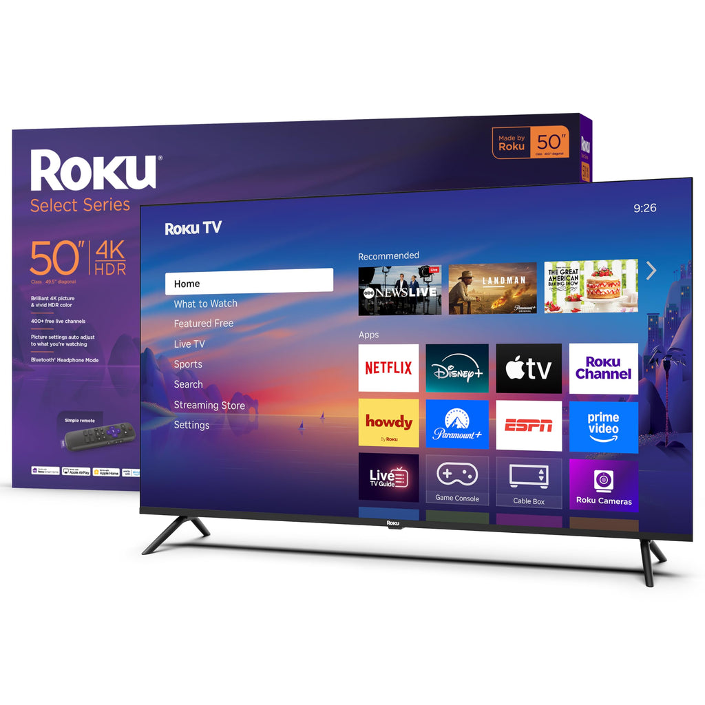 50-Inch 4K HDR LED Smart TV T525