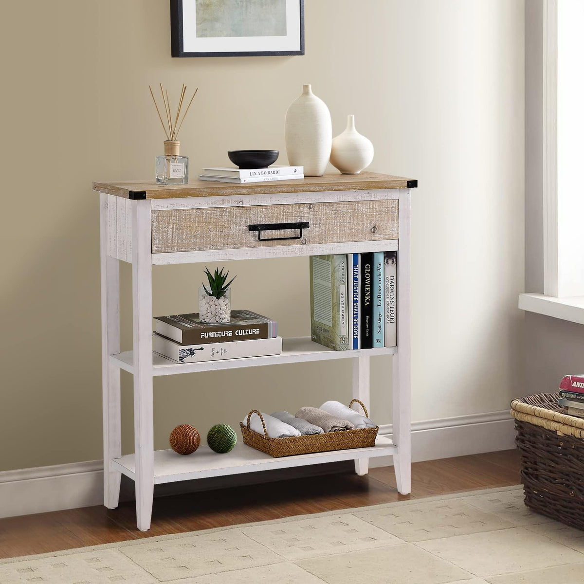 Console Table with Drawer Q553131