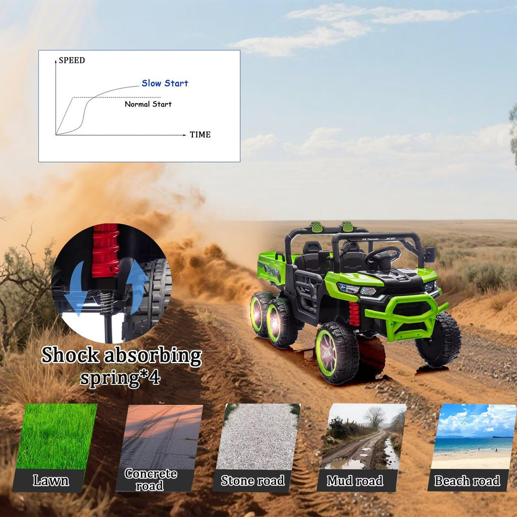 24V 2 Seater Ride On Dump Truck with Dump Bed O624