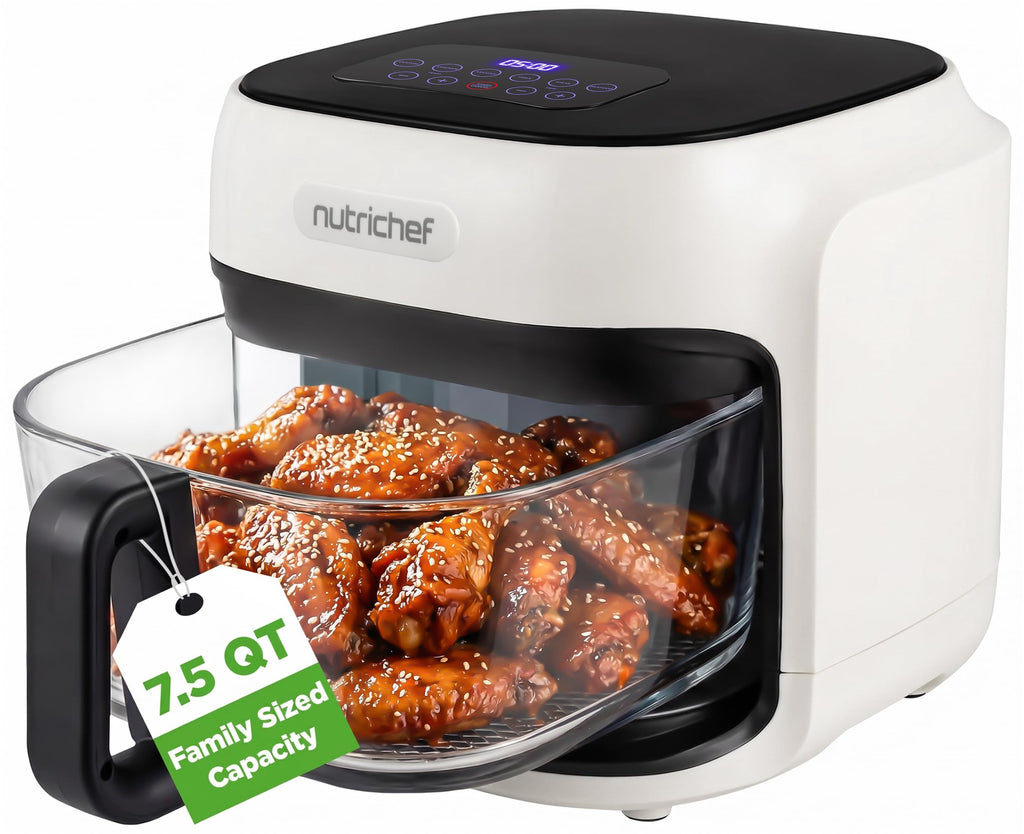 7.5 Quart Air Fryer with 6 Preset Cooking Modes I9844