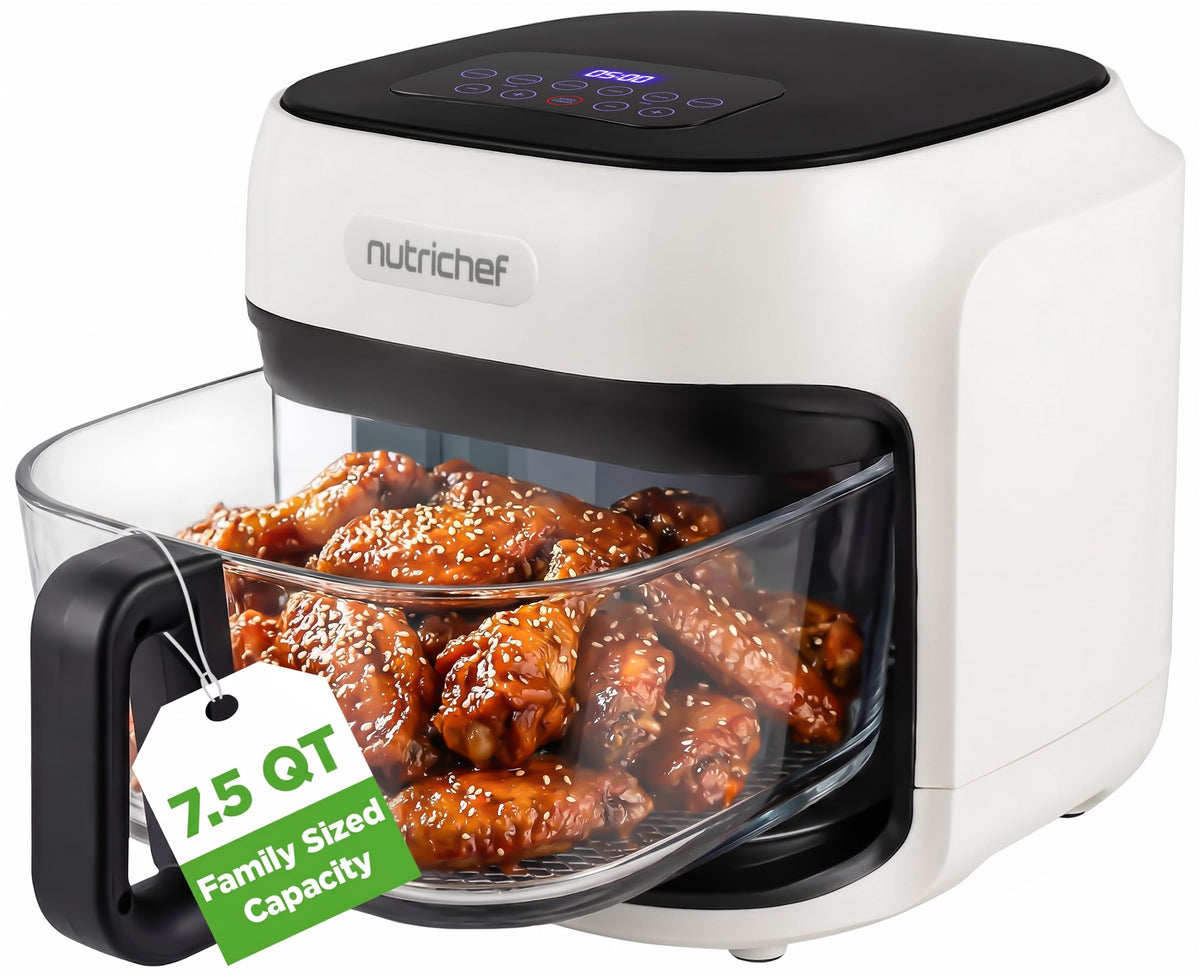 7.5 Quart Air Fryer with 6 Preset Cooking Modes I9844