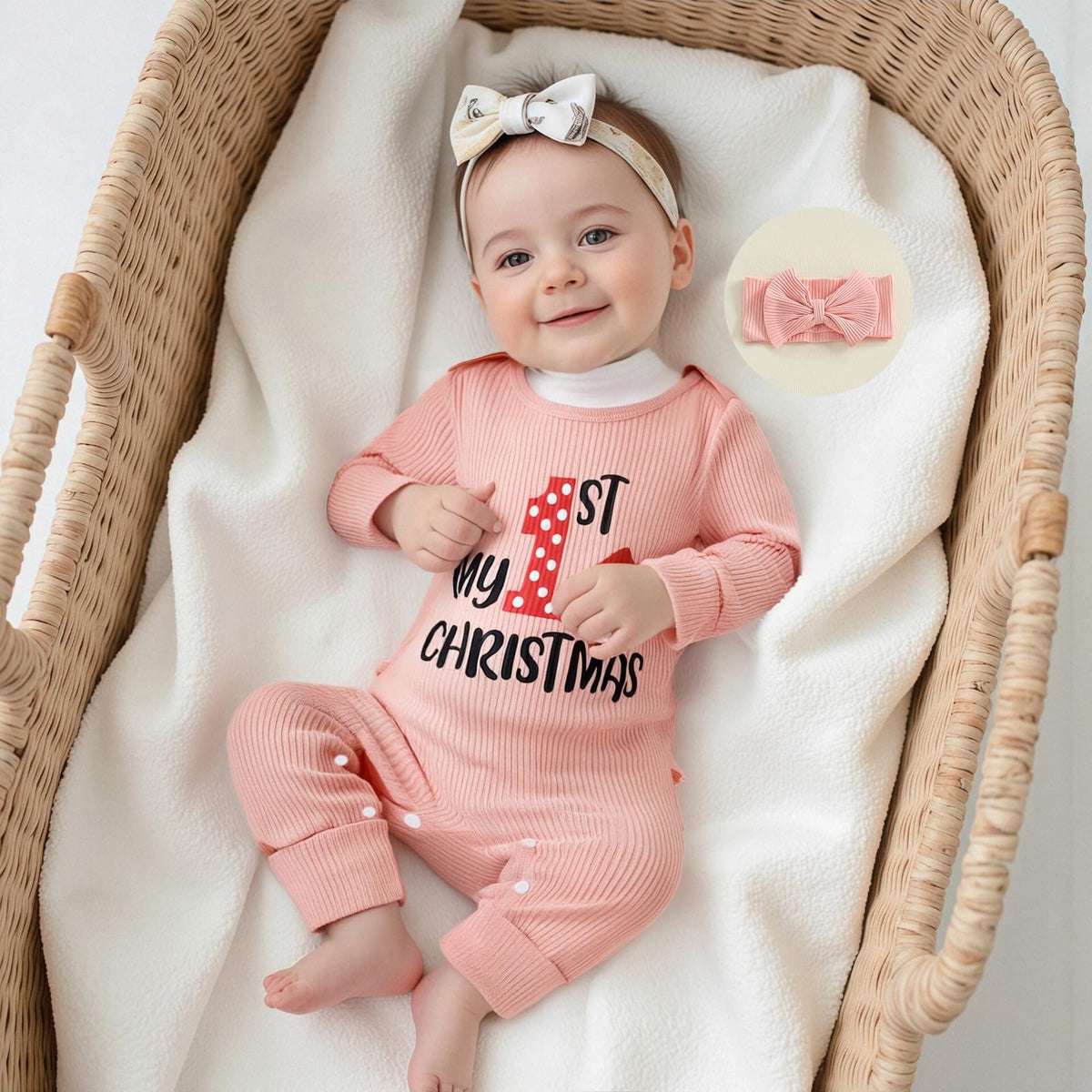 Baby Girl Long Sleeve Romper Jumpsuit G8206