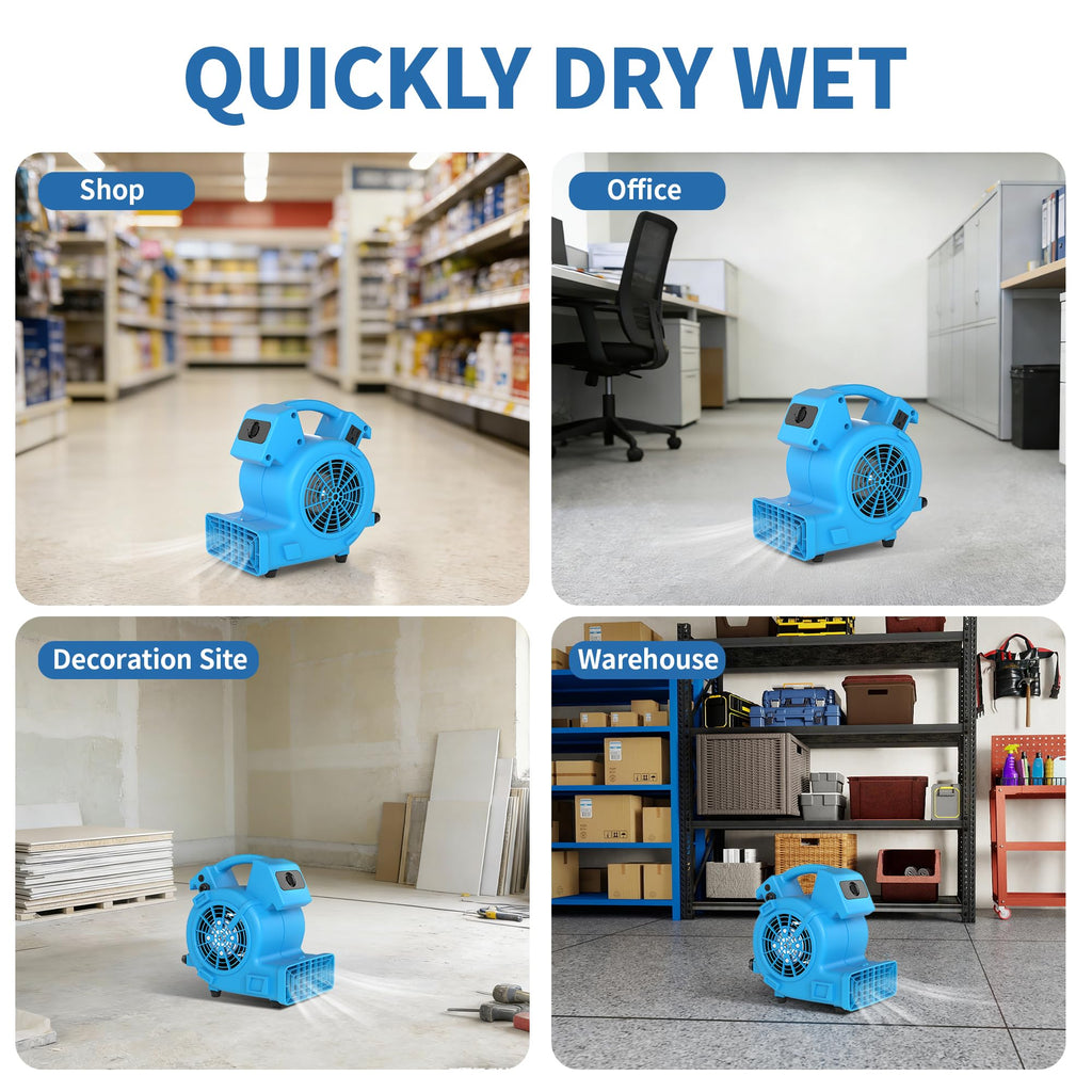 500 CFM High Velocity Floor Dryer J687