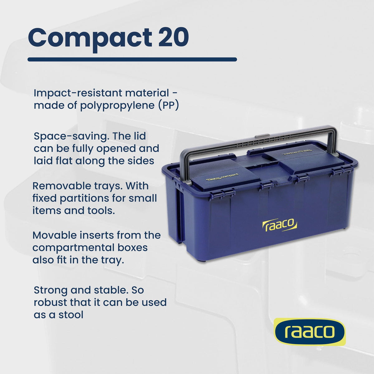 Tool Box with Removable Trays Z18348
