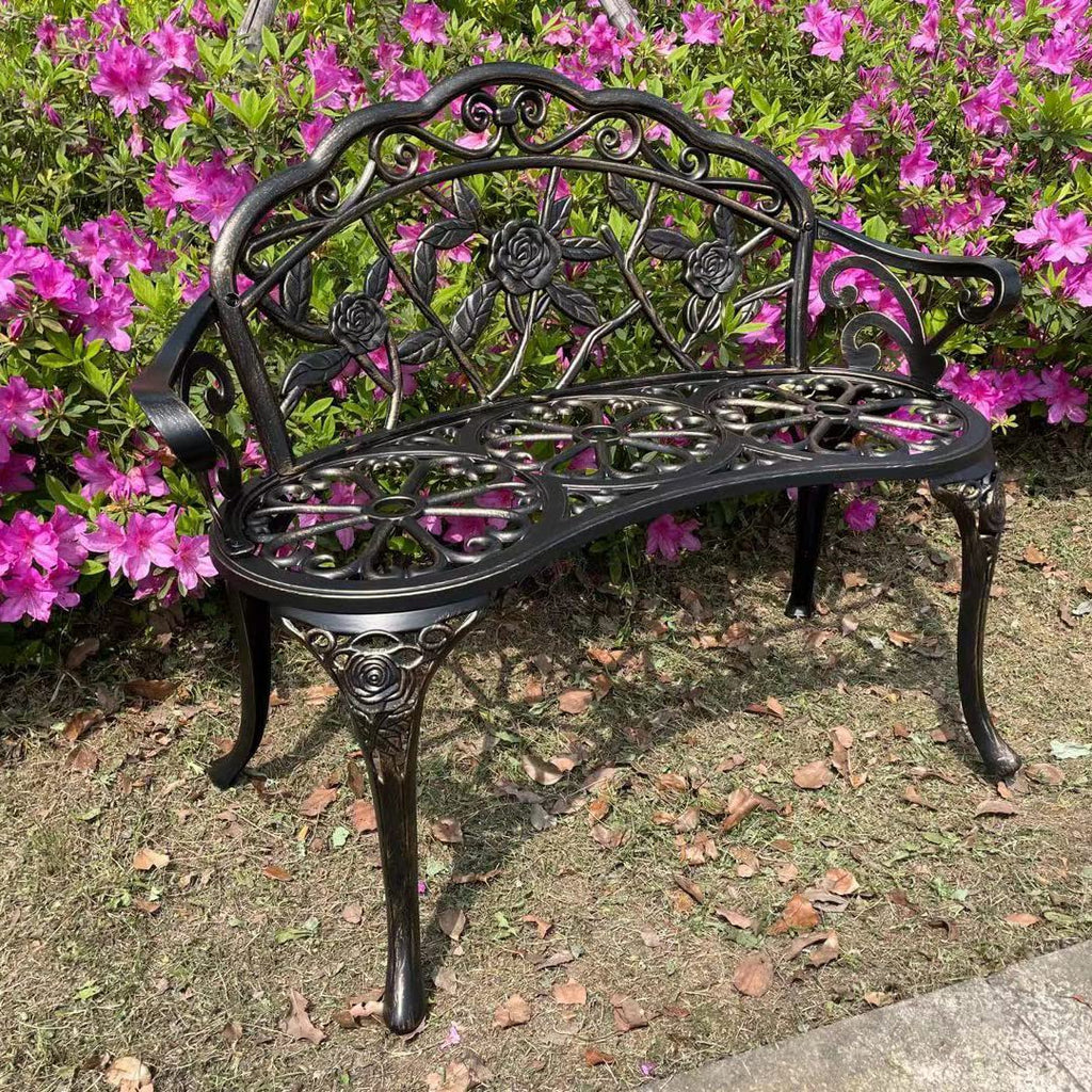 Cast Aluminum Outdoor Bench B625985