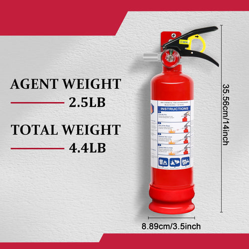 2.5lb Multi-Class Dry Powder Fire Extinguisher B586