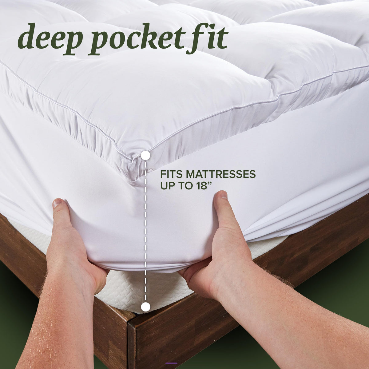 King Size Down Alternative Pillows and Mattress Protector G34257