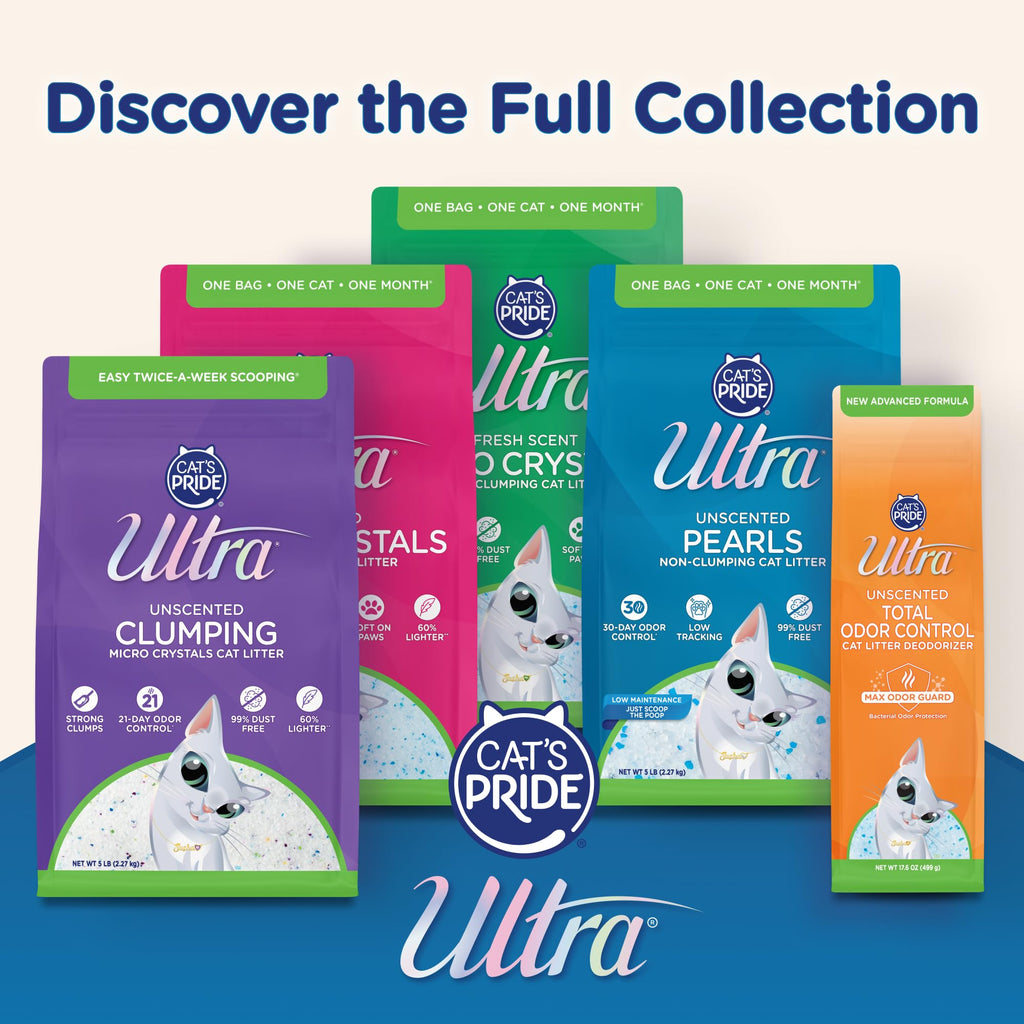 Fragrance Free Clumping Micro Crystals Litter 15lb G3040
