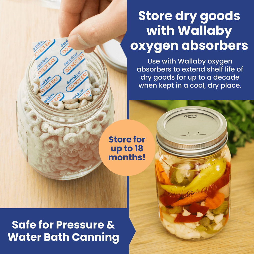 16oz Clear Glass Mason Jars with Lids 12-Pack Z377
