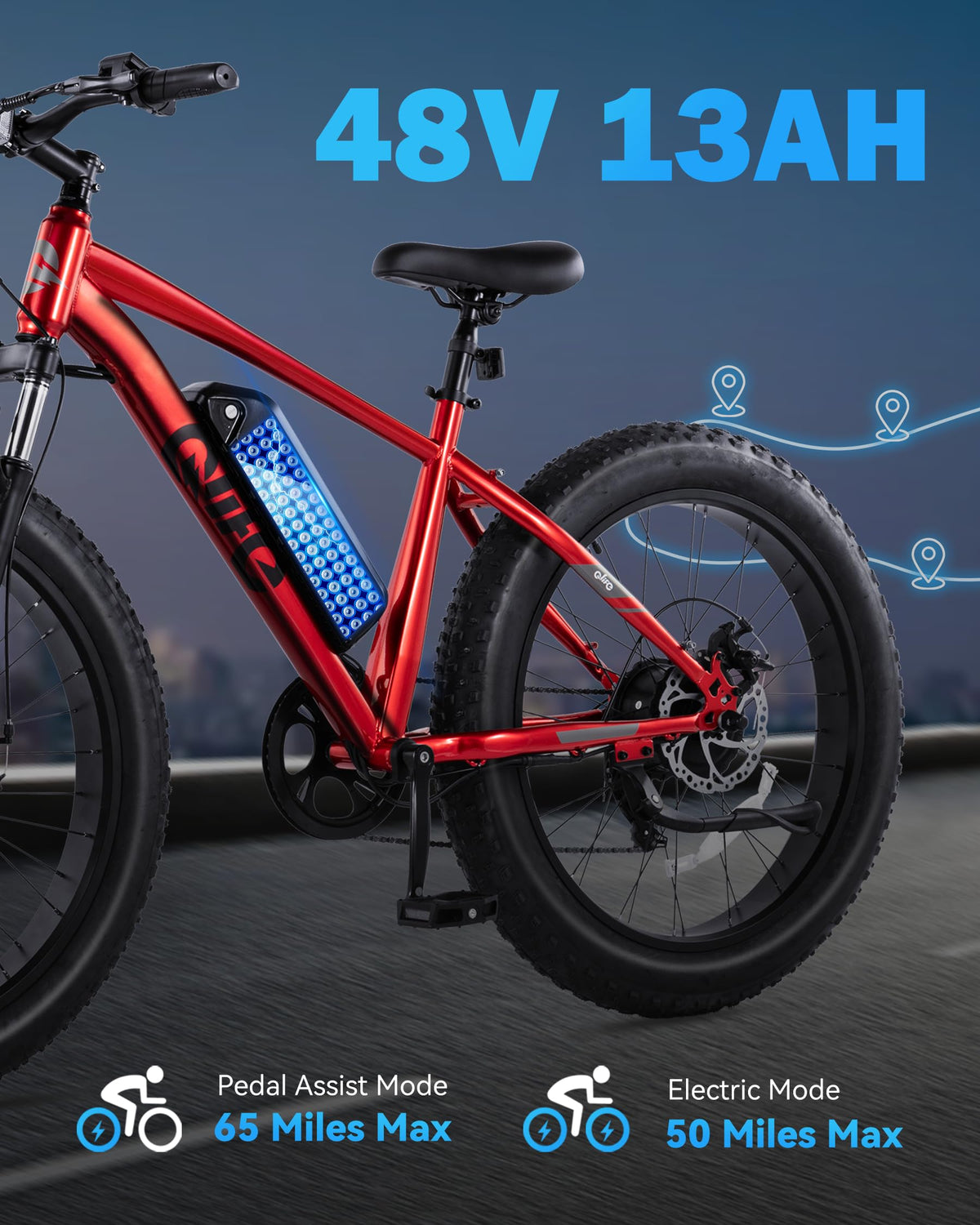 Electric Bike for Adults 1800W 48V 20AH C518