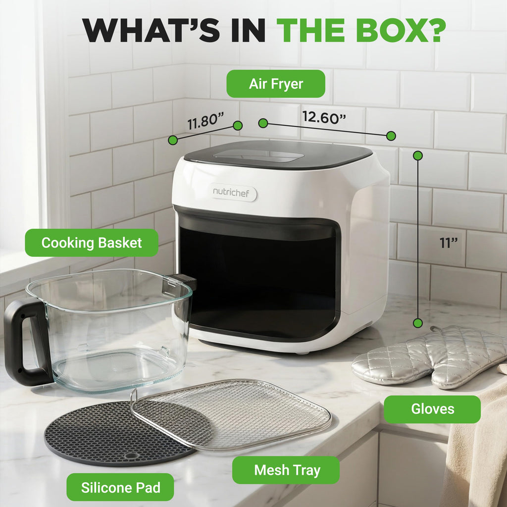 7.5 Quart Air Fryer with 6 Preset Cooking Modes I9844