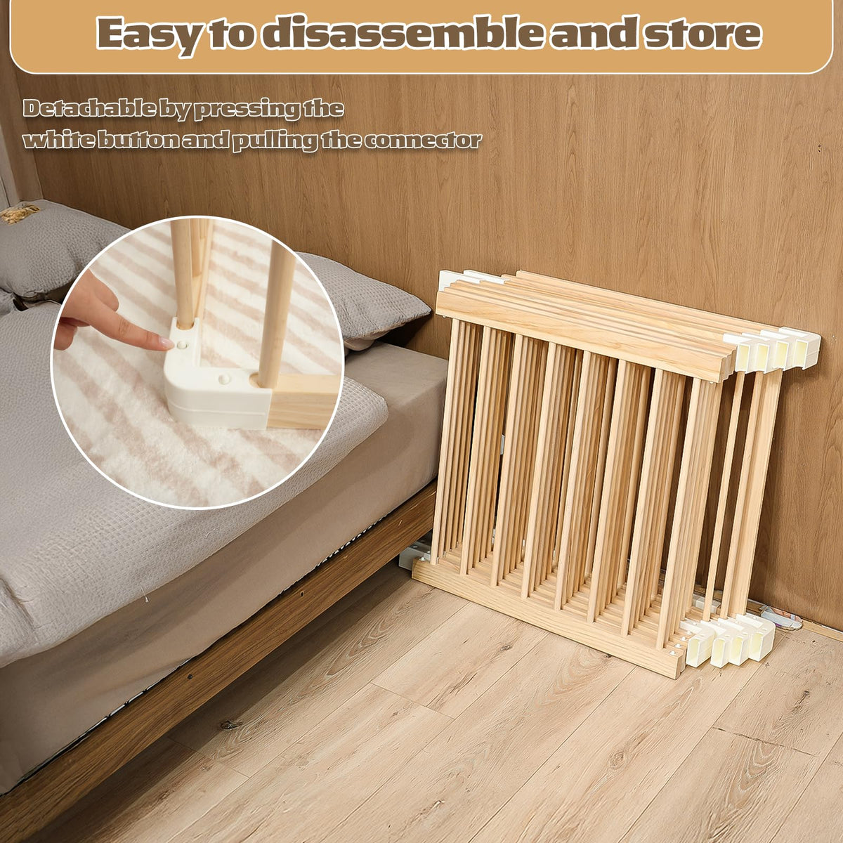 Wooden Baby Playpen 53"x53" P66512