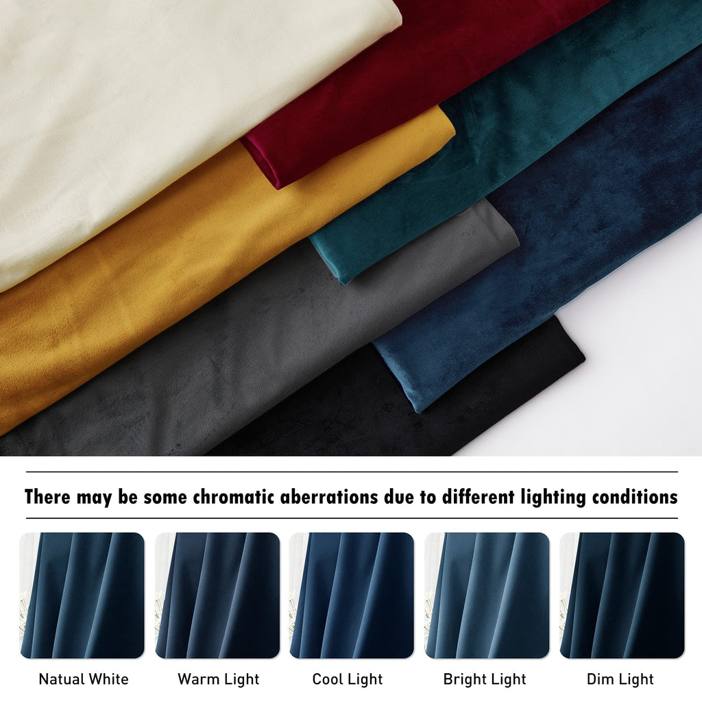 Velvet Curtains 84 inches C6913