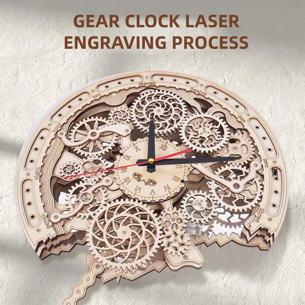 Wooden Puzzle Clock N508305