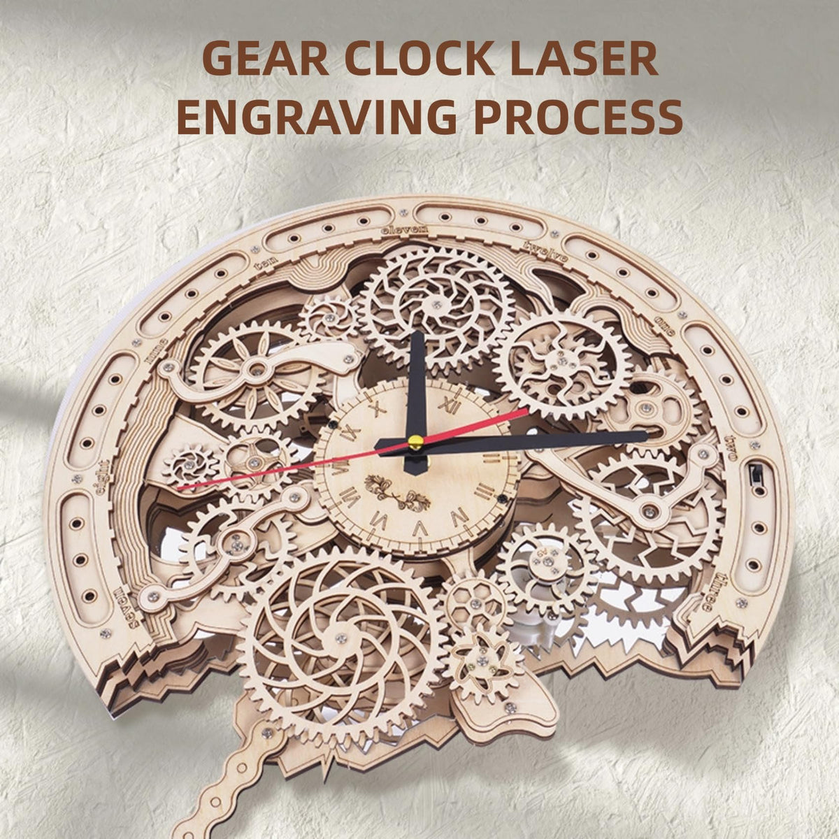 Wooden Puzzle Clock N508305