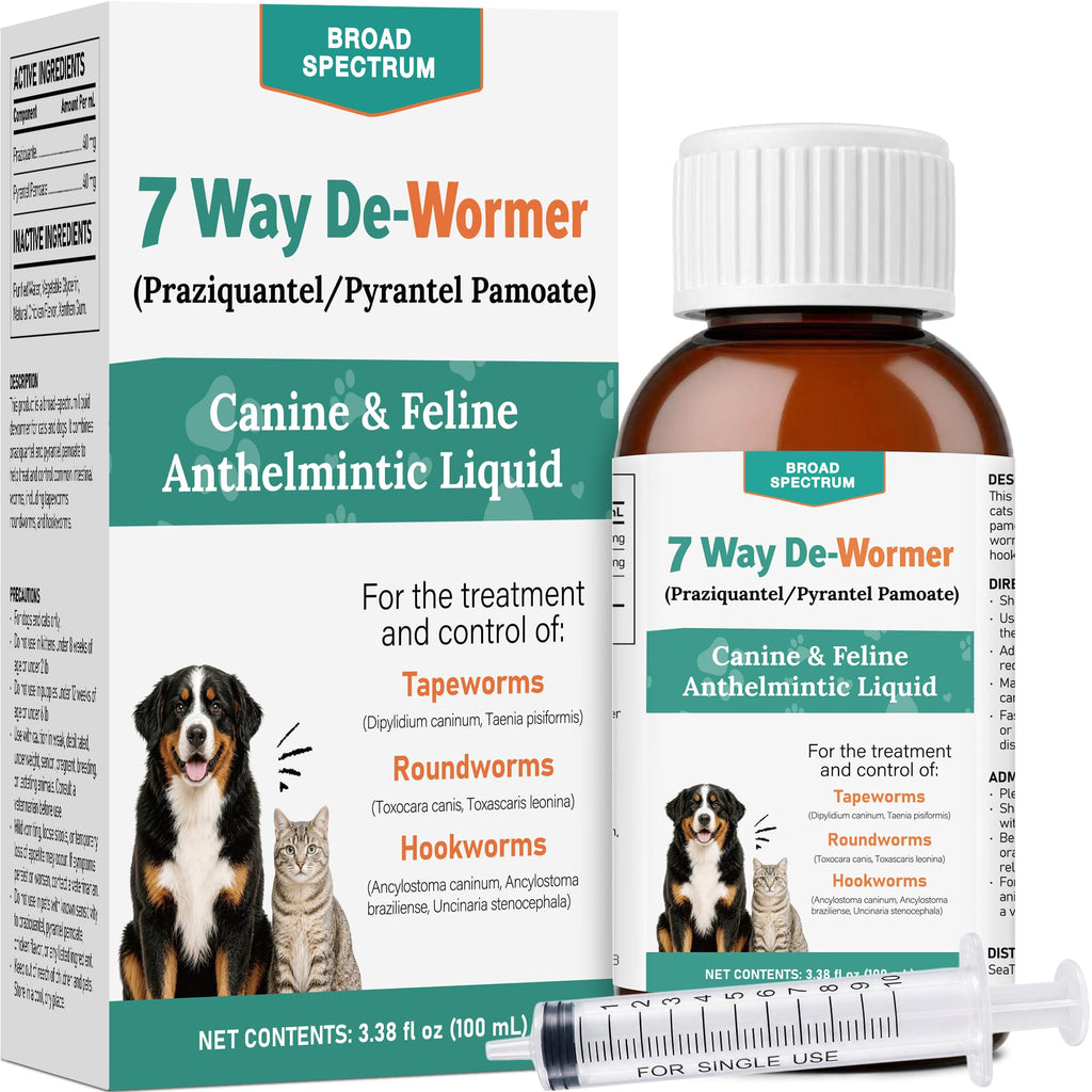 Dewormer for Dogs and Cats 3.38 fl oz M8582