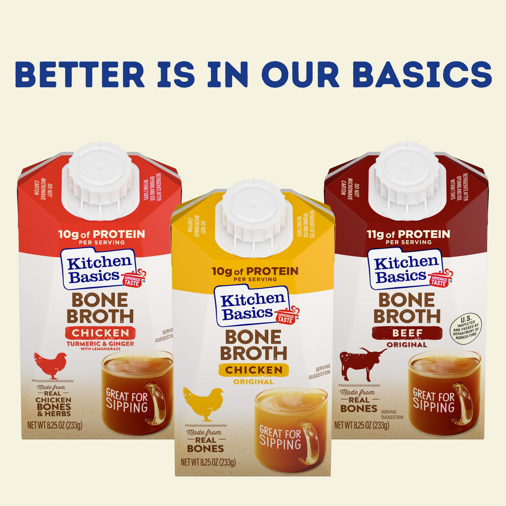 Chicken Bone Broth 8.25 oz Carton Pack of 12 Q595592