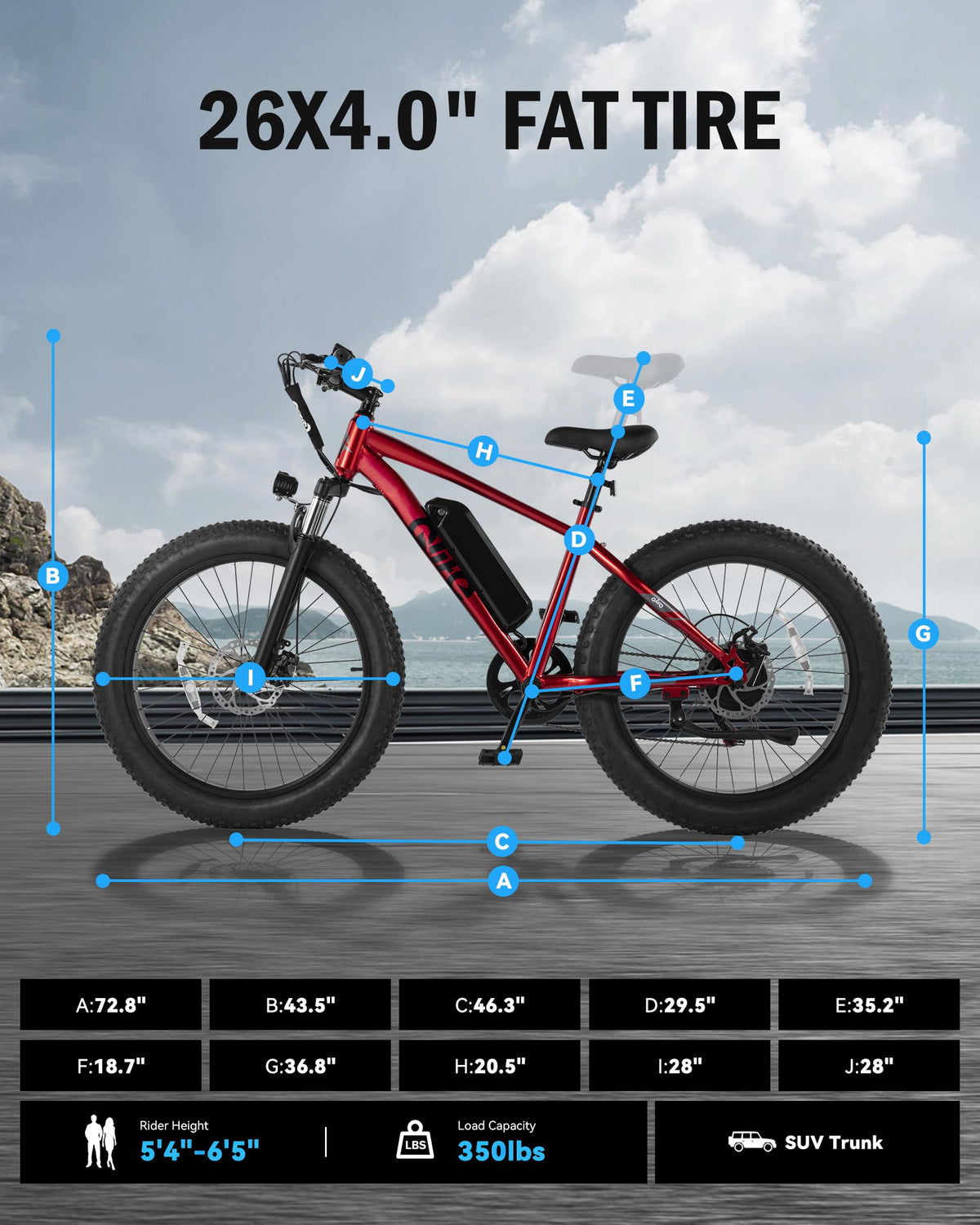 Electric Bike for Adults 1800W 48V 20AH C518