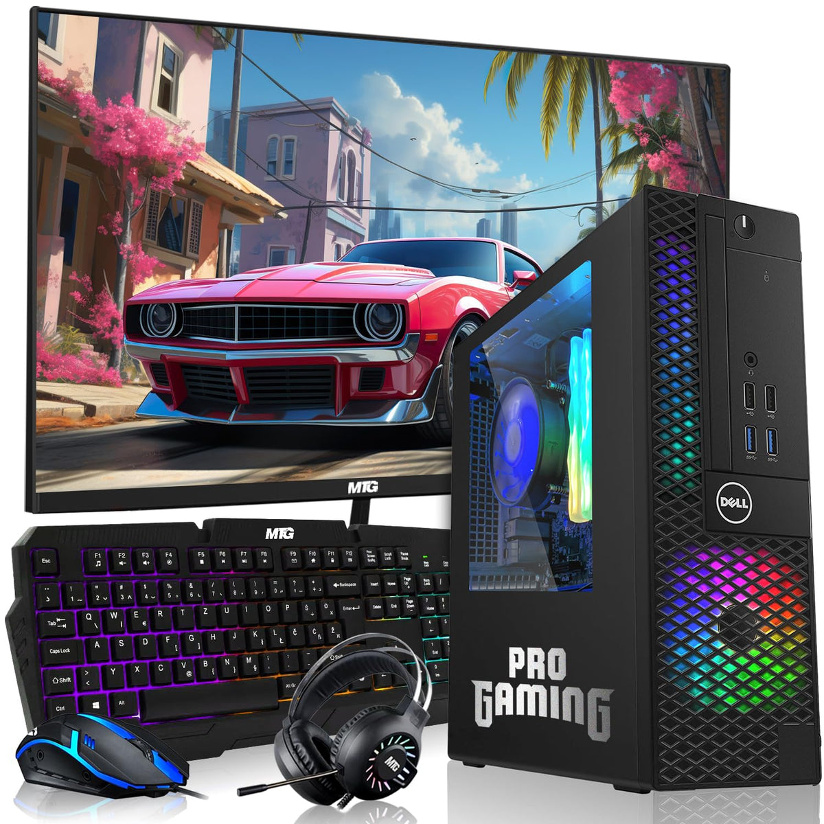 Intel Core i5 32GB RAM 1TB SSD Desktop PC with 24 Inch Monitor R859