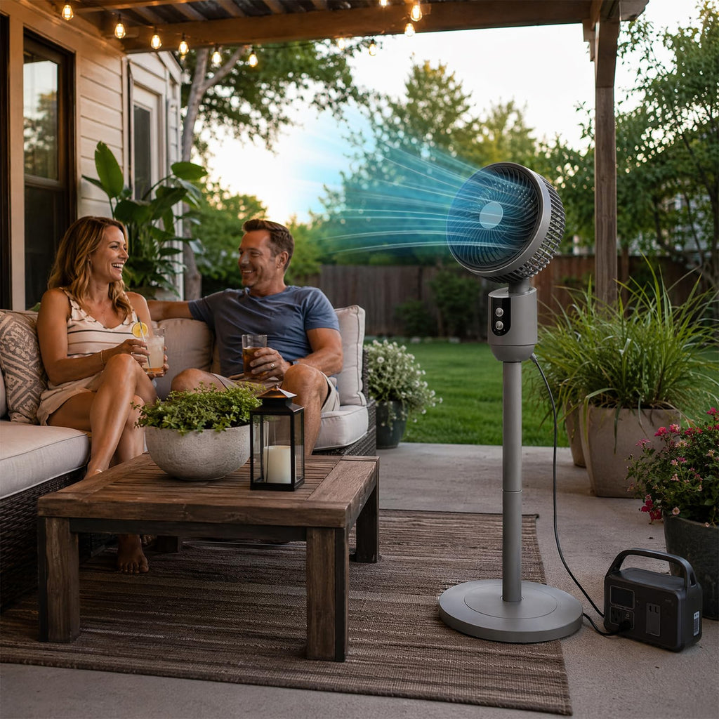 Super Quiet Adjustable Pedestal Fan D84937