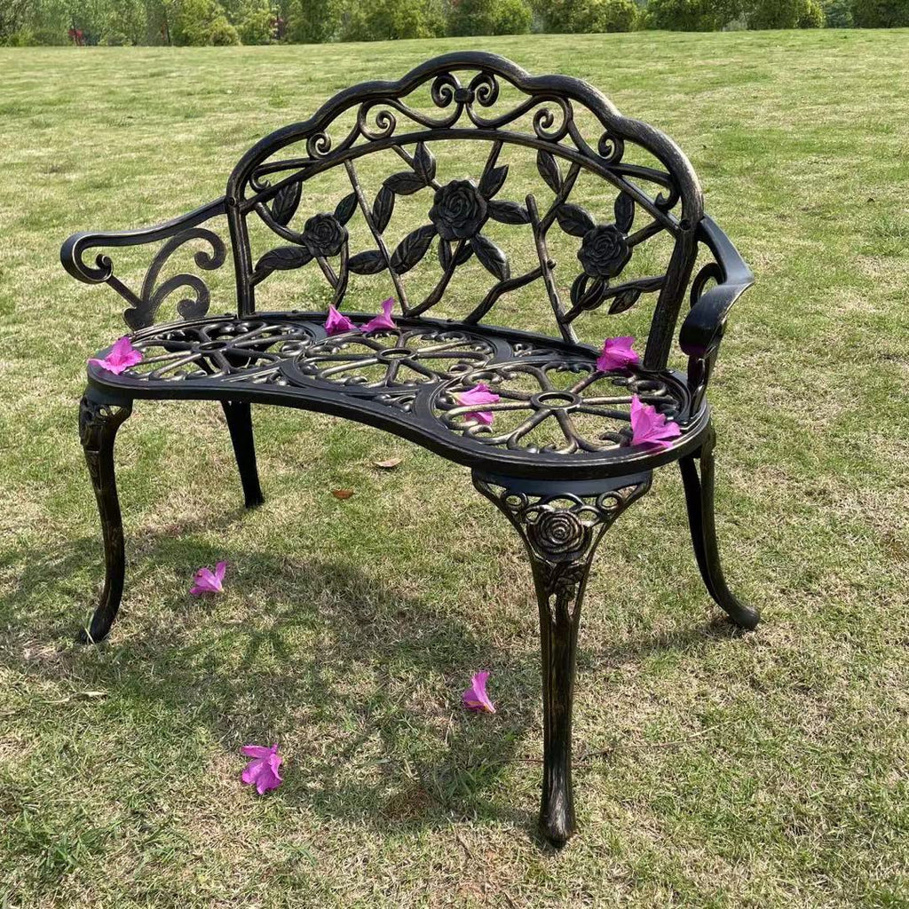 Cast Aluminum Outdoor Bench B625985