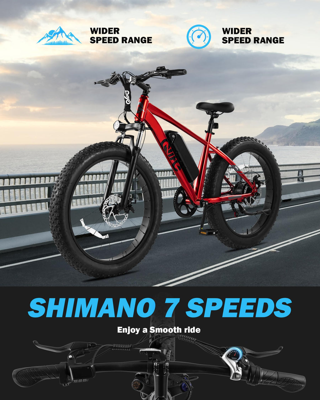 Electric Bike for Adults 1800W 48V 20AH C518
