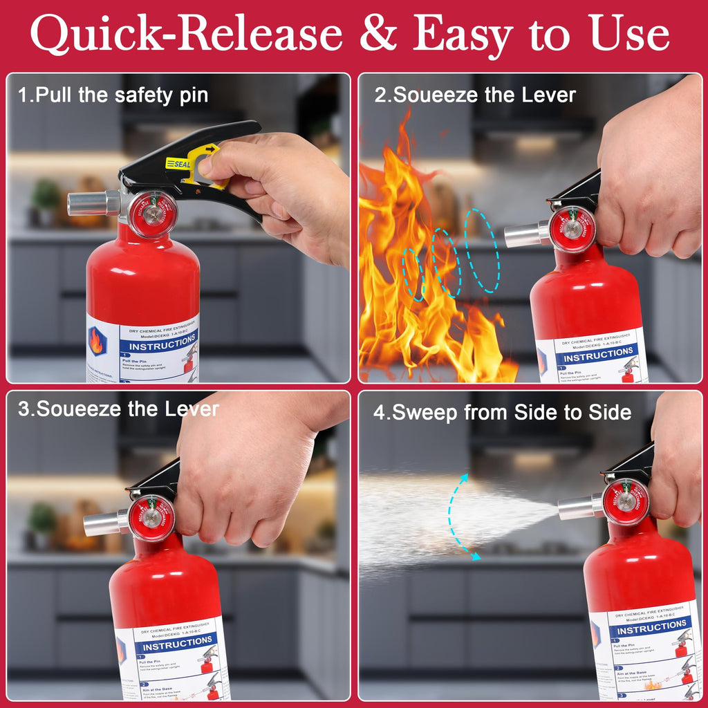 2.5lb Multi-Class Dry Powder Fire Extinguisher B586