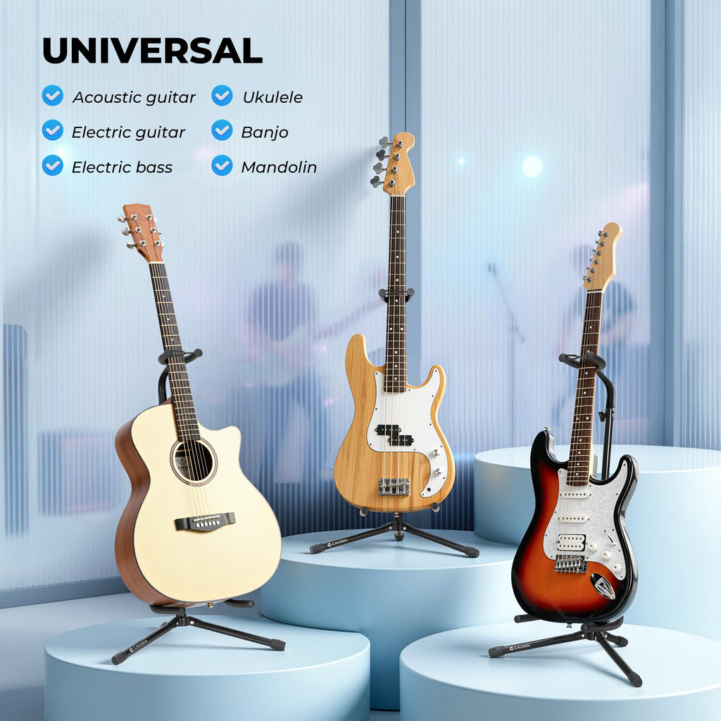 Adjustable Folding Metal Guitar Stand D456