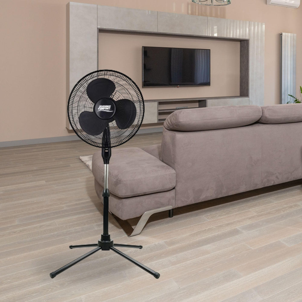 18" Oscillating Pedestal Fan, Adjustable Height, 3 Speed R927