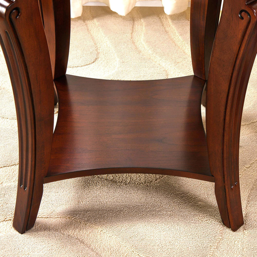 Set of 2 Solid Wood End Table V949