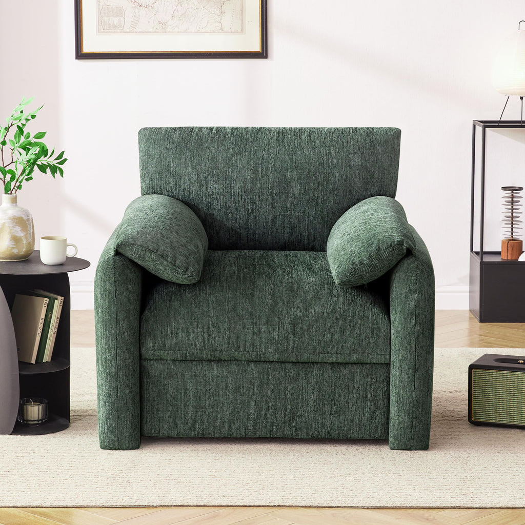 2 Pack Oversized Green Accent Chair E17972