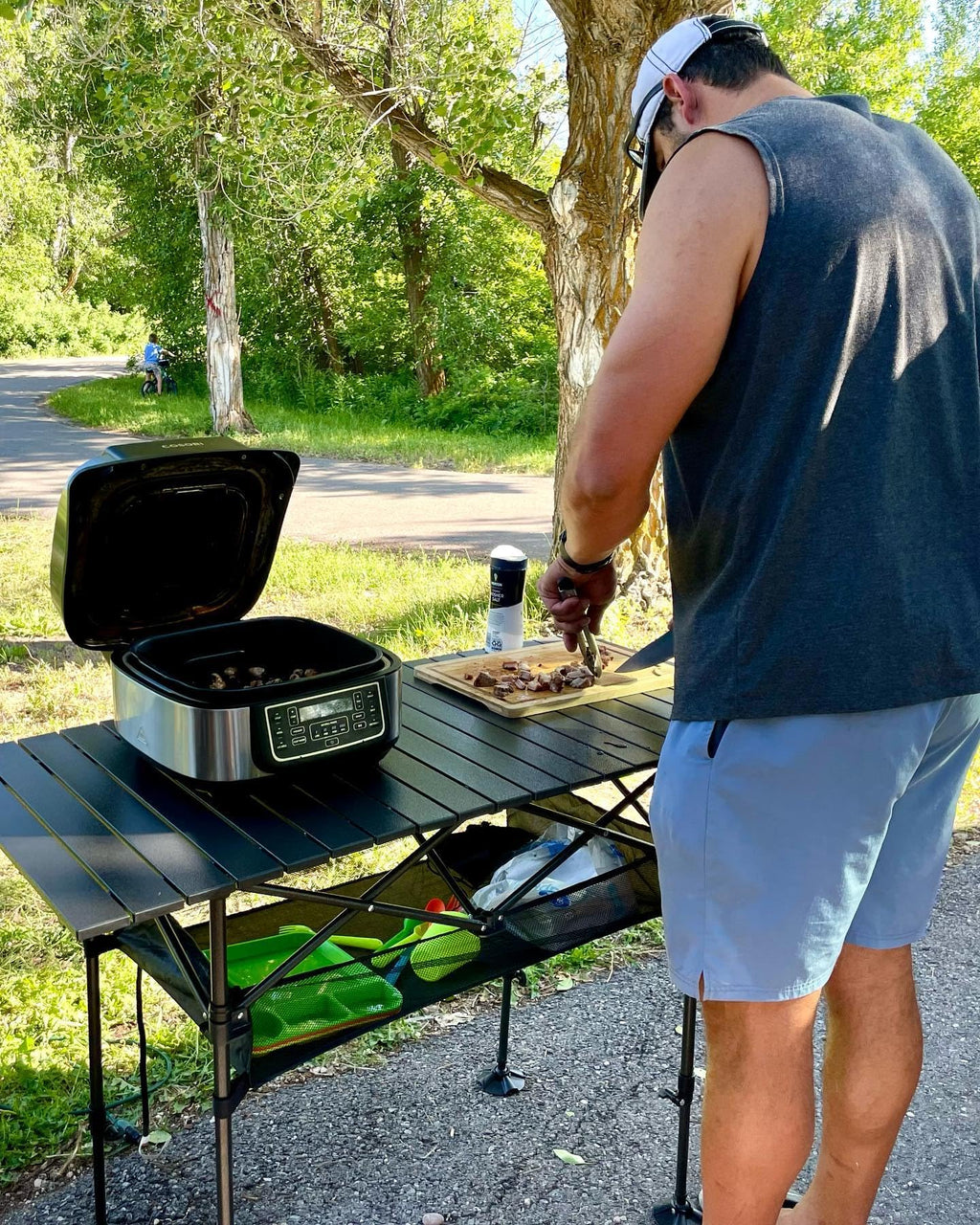 Folding Aluminum Camping Table T28352
