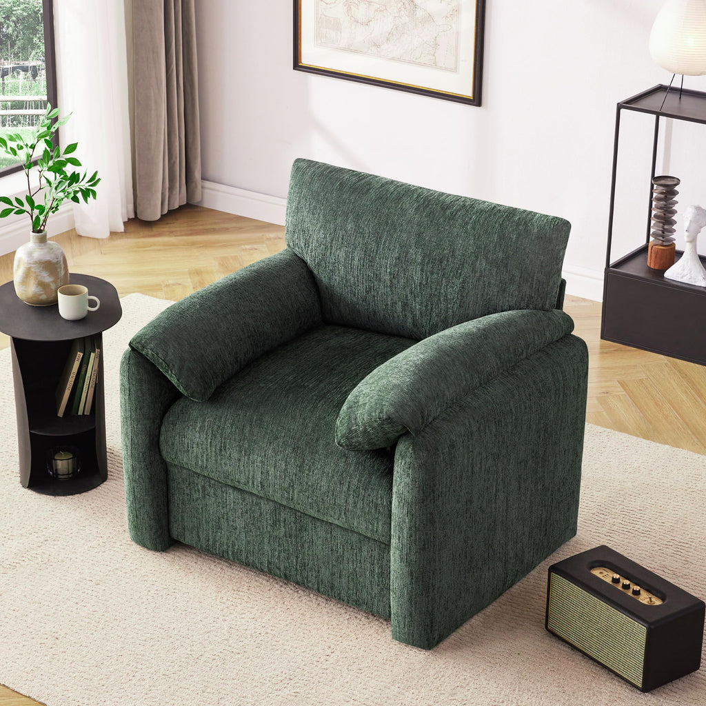 2 Pack Oversized Green Accent Chair E17972