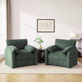 2 Pack Oversized Green Accent Chair E17972