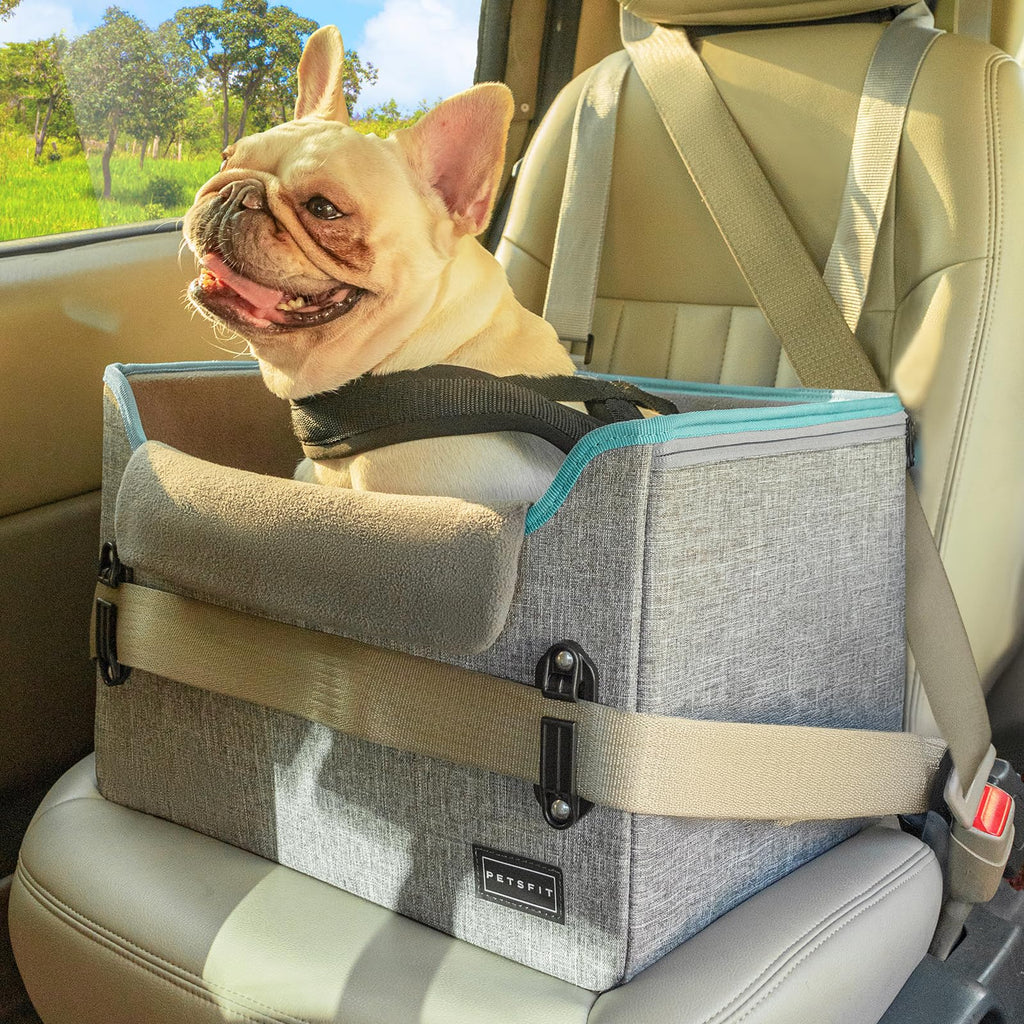 Foldable Dog Booster Car Seat with Safety Tether T1510